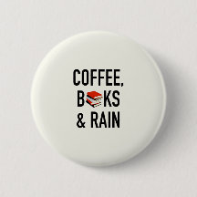 Café, libros y lluvia