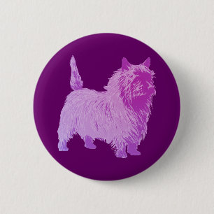 Chapa Redonda De 5 Cm Cairn Terrier