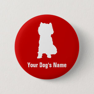 Chapa Redonda De 5 Cm Cairn Terrier ケ ア ン・テ リ ア