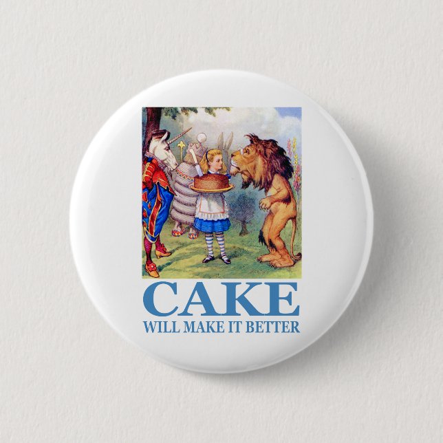 CHAPA REDONDA DE 5 CM CAKE LO HARÁ MEJOR (Anverso)