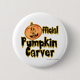 Chapa Redonda De 5 Cm Calabaza oficial Carver Halloween
