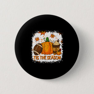 Chapa Redonda De 5 Cm Calabaza Sce Fútbol Es La Temporada Otoño Día De A