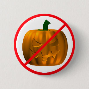 Chapa Redonda De 5 Cm Calabazas prohibidas