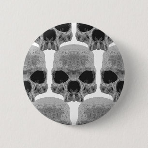 Chapa Redonda De 5 Cm Calaveras de gótico