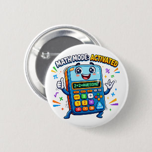 Chapa Redonda De 5 Cm Calculadora Linda Activada Modo Matemáticas Escuel