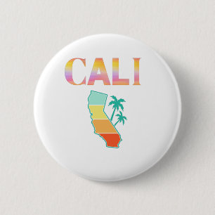 Chapa Redonda De 5 Cm Cali California