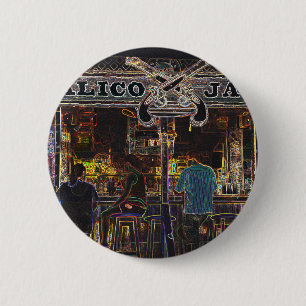 Chapa Redonda De 5 Cm Calico Jacks Isla Gran Caimán