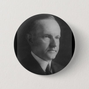 Chapa Redonda De 5 Cm Calvin Coolidge 30