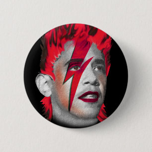 Chapa Redonda De 5 Cm Cambios de Barack Obama