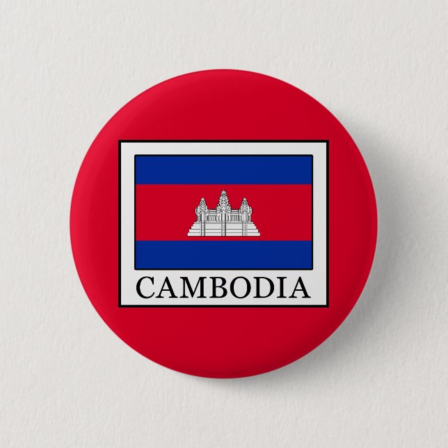 Chapa Redonda De 5 Cm Camboya (Anverso)