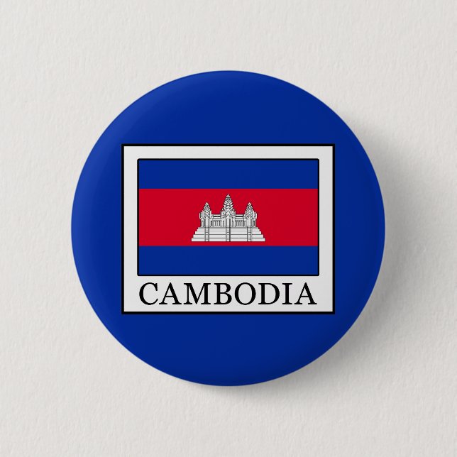Chapa Redonda De 5 Cm Camboya (Anverso)