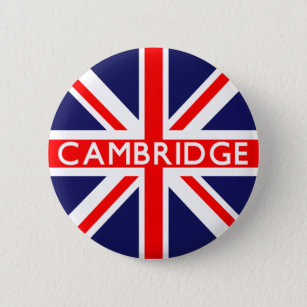 Chapa Redonda De 5 Cm Cambridge : Bandera británica