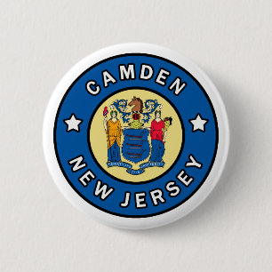 Chapa Redonda De 5 Cm Camden New Jersey