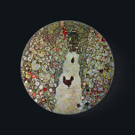 Chapa Redonda De 5 Cm Camino de jardín con pollos, Gustav Klimt, Art Nou<br><div class="desc">El Camino del Jardín con Pollos (1916) de Gustav Klimt es un simbolismo de arte de la época victoriana. Una escena natural con pollos en el jardín de flores del patio trasero de una granja. Sobre el artista: Gustav Klimt (1862-1918) fue un pintor sinfín austríaco y uno de los miembros...</div>
