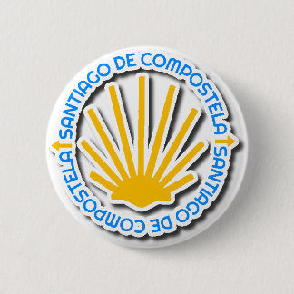 Chapa Redonda De 5 Cm Camino de Santiago