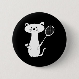 Chapa Redonda De 5 Cm Camión De Badminton Para Gatos Para Hombres Mujere
