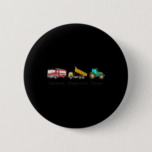 Chapa Redonda De 5 Cm Camión de bomberos Volquete Tractor Sutil Anti Tru