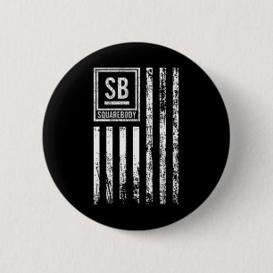 Chapa Redonda De 5 Cm Camión Squarebody C10 Clic Bandera Usa Squarebody