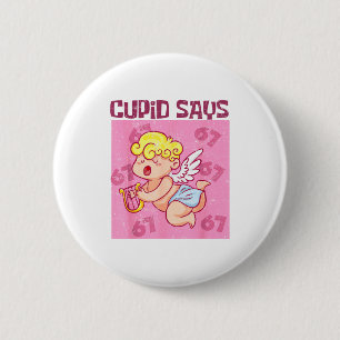 Chapa Redonda De 5 Cm Camisa de Cud Dice Seis Siete, Cud Días 67 Dichos