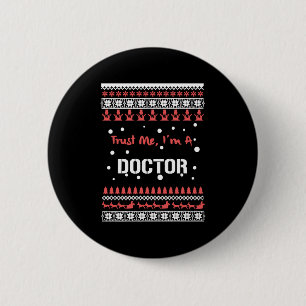 Chapa Redonda De 5 Cm Camisa de Navidades médicas