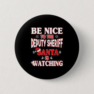 Chapa Redonda De 5 Cm Camisa de oficial de policía - Para el sheriff adj