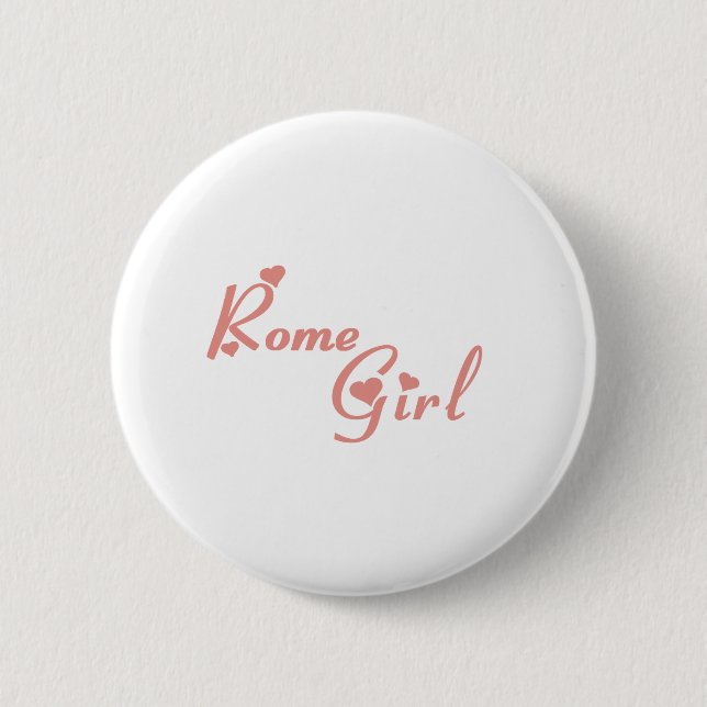 Chapa Redonda De 5 Cm Camisas Chica de Roma (Anverso)