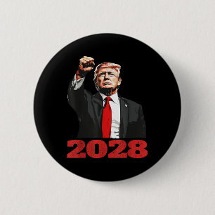 Chapa Redonda De 5 Cm Camisas de Trump 2028 votan a Donald Trump 28