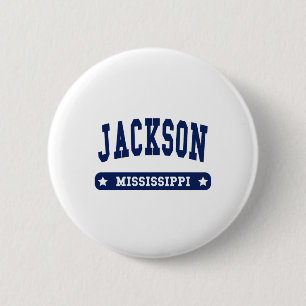 Chapa Redonda De 5 Cm Camisas estilo colegio Jackson Mississippi