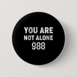 Chapa Redonda De 5 Cm Camiseta 988 - Prevención del Suicidio Camiseta 98