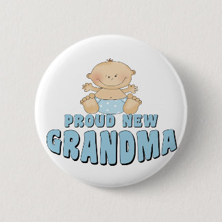 Chapa Redonda De 5 Cm Camiseta Abuela Orgullosa Nueva