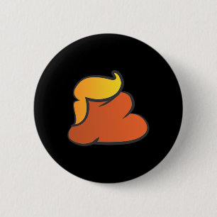 Chapa Redonda De 5 Cm Camiseta anti Trump