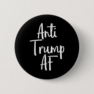 Chapa Redonda De 5 Cm Camiseta Anti Trump Af Resistir 45 Impugnar Protes