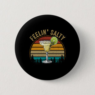 Chapa Redonda De 5 Cm Camiseta Cinco De Mayo Sintiéndose Salado Divertid