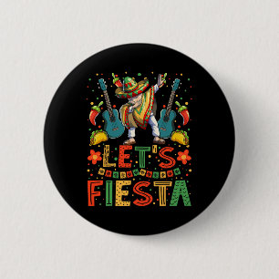 Chapa Redonda De 5 Cm Camiseta Dabbing Mexicana Cinco De Mayo Mujeres Y 