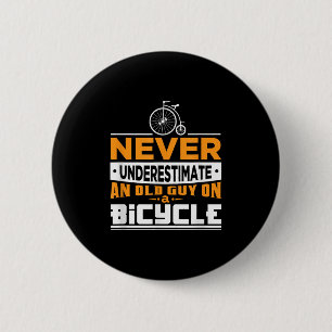 Chapa Redonda De 5 Cm Camiseta De Bicicleta Para Ciclismo Del Abuelo Cit