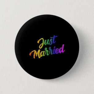 Chapa Redonda De 5 Cm Camiseta de boda para despedida de soltero LGBTQ N
