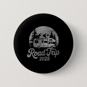 Chapa Redonda De 5 Cm Camiseta de camping de RV de viaje por carretera V