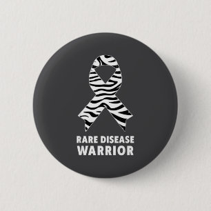 Chapa Redonda De 5 Cm Camiseta de Conciencia de Enfermedad Rara - Día de