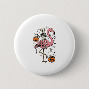 Chapa Redonda De 5 Cm Camiseta de Dulce de Halloween de Flamenco Montand