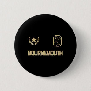 Chapa Redonda De 5 Cm Camiseta de fútbol de Bournemouth 