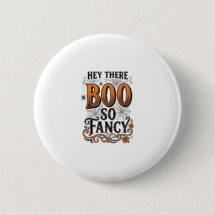 Chapa Redonda De 5 Cm Camiseta de Halloween Boo Grabado Vintage Espeluzn