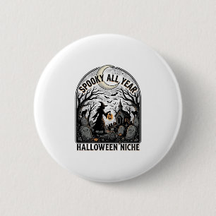 Chapa Redonda De 5 Cm Camiseta de Halloween Todos los Días Diseño Espelu