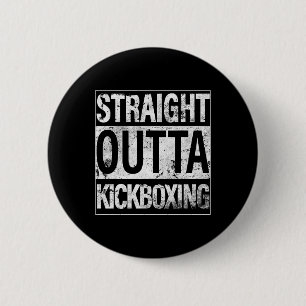 Chapa Redonda De 5 Cm Camiseta de Kickboxing Directamente de Kickboxing