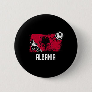 Chapa Redonda De 5 Cm Camiseta de la bandera de Alnia Equipo de fútbol d