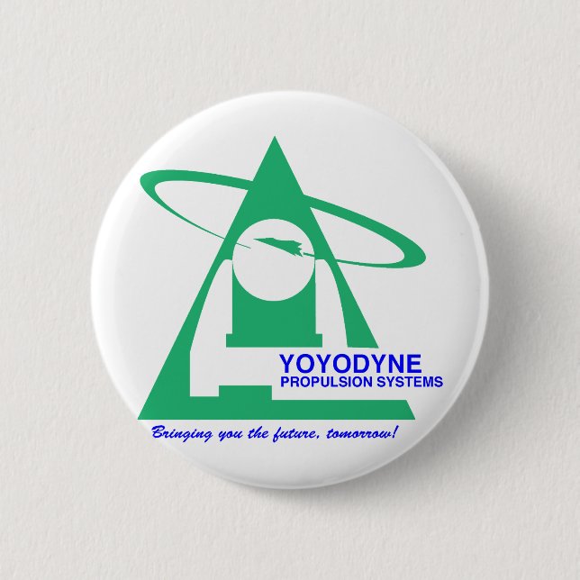 Chapa Redonda De 5 Cm Camiseta de la propulsión de Yoyodyne (Anverso)