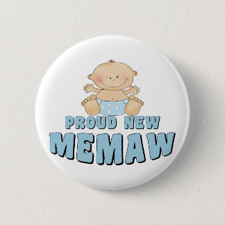 Chapa Redonda De 5 Cm Camiseta de Memaw orgullosamente nueva