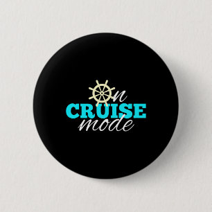 Chapa Redonda De 5 Cm Camiseta de moda familiar de vacaciones en crucero