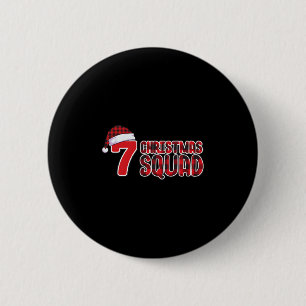 Chapa Redonda De 5 Cm Camiseta de Navidad 67 Six Seven Meme Squad 67 Cua