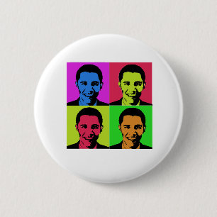 Chapa Redonda De 5 Cm Camiseta de Obama