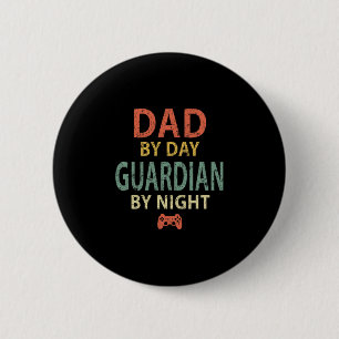 Chapa Redonda De 5 Cm Camiseta de Papá Gamer. Papá